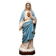 Western saint fiberglass virgin Mary statue